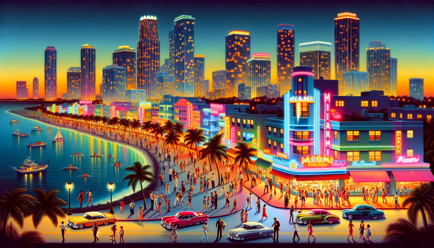 Miami nightlife image