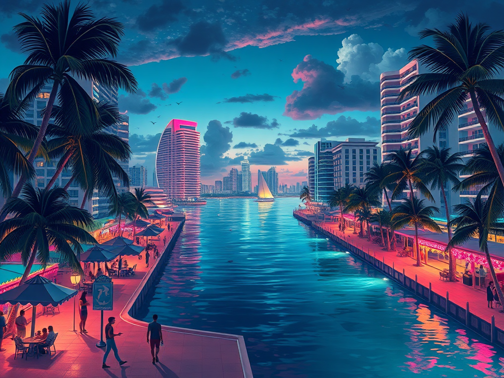 Miami nightlife image