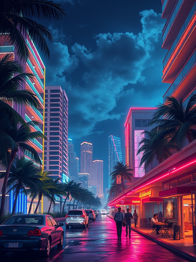 Miami nightlife image